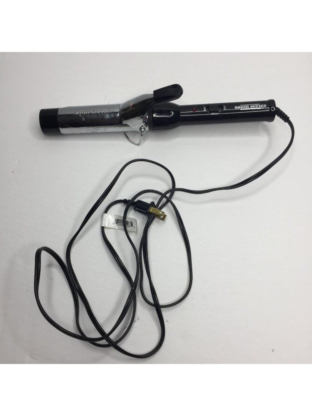 Salon Series Curling Iron Adjustable Heat Settings Chrome Barrel Pre-Owned